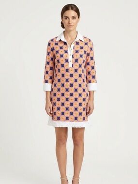 Tizzie Patterned Shift Dress